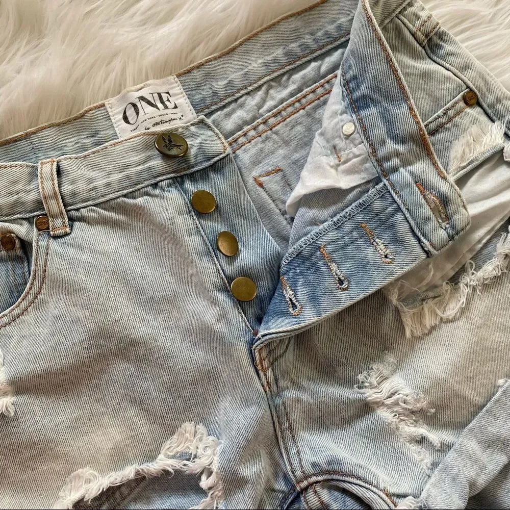 One Teaspoon Diamonds Chargers denim short 26
